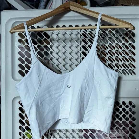 Lululemon align cropped Cami tank  A/B size 12 white NWT - Picture 12 of 12